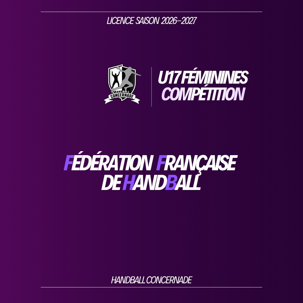 U17 féminines Compétition — 2026-2027